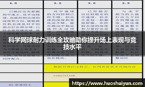 科学网球耐力训练全攻略助你提升场上表现与竞技水平