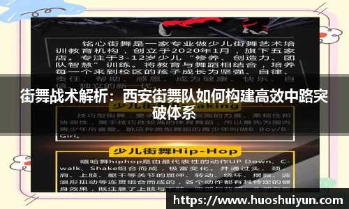 街舞战术解析：西安街舞队如何构建高效中路突破体系